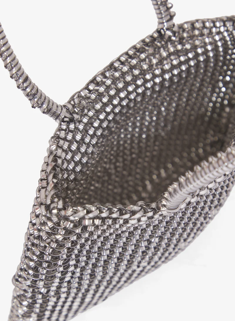 Khizana Black rhinestone embellished detailed bag for Women | Best Price UAE